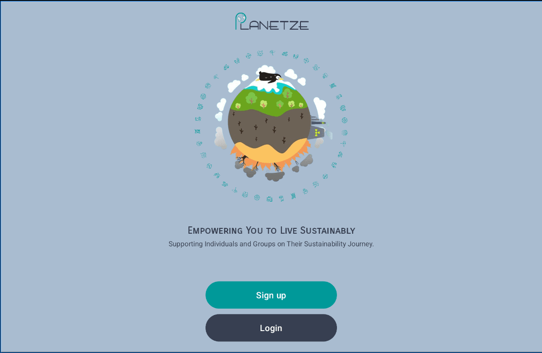 Planetze project screenshot